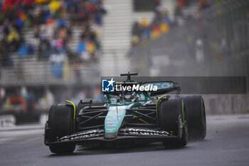 2024-06-07 - 18 STROLL Lance (can), Aston Martin F1 Team AMR24, action during the Formula 1 AWS Grand Prix du Canada 2024, 9th round of the 2024 Formula One World Championship from June 07 to 09, 2024 on the Circuit Gilles Villeneuve, in Montréal, Canada - F1 - CANADIAN GRAND PRIX 2024 - FORMULA 1 - MOTORS