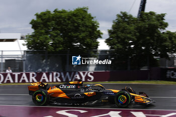 2024-06-07 - 81 PIASTRI Oscar (aus), McLaren F1 Team MCL38, action during the Formula 1 AWS Grand Prix du Canada 2024, 9th round of the 2024 Formula One World Championship from June 07 to 09, 2024 on the Circuit Gilles Villeneuve, in Montréal, Canada - F1 - CANADIAN GRAND PRIX 2024 - FORMULA 1 - MOTORS