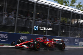 2024-06-07 - 16 LECLERC Charles (mco), Scuderia Ferrari SF-24, action during the Formula 1 AWS Grand Prix du Canada 2024, 9th round of the 2024 Formula One World Championship from June 07 to 09, 2024 on the Circuit Gilles Villeneuve, in Montréal, Canada - F1 - CANADIAN GRAND PRIX 2024 - FORMULA 1 - MOTORS