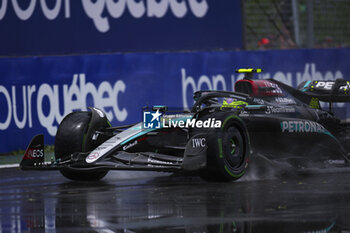 2024-06-07 - 44 HAMILTON Lewis (gbr), Mercedes AMG F1 Team W15, action during the Formula 1 AWS Grand Prix du Canada 2024, 9th round of the 2024 Formula One World Championship from June 07 to 09, 2024 on the Circuit Gilles Villeneuve, in Montréal, Canada - F1 - CANADIAN GRAND PRIX 2024 - FORMULA 1 - MOTORS