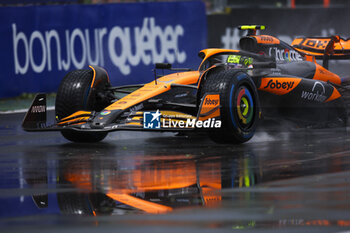 2024-06-07 - 04 NORRIS Lando (gbr), McLaren F1 Team MCL38, action during the Formula 1 AWS Grand Prix du Canada 2024, 9th round of the 2024 Formula One World Championship from June 07 to 09, 2024 on the Circuit Gilles Villeneuve, in Montréal, Canada - F1 - CANADIAN GRAND PRIX 2024 - FORMULA 1 - MOTORS