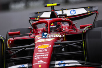 2024-06-07 - 55 SAINZ Carlos (spa), Scuderia Ferrari SF-24, action during the Formula 1 AWS Grand Prix du Canada 2024, 9th round of the 2024 Formula One World Championship from June 07 to 09, 2024 on the Circuit Gilles Villeneuve, in Montréal, Canada - F1 - CANADIAN GRAND PRIX 2024 - FORMULA 1 - MOTORS