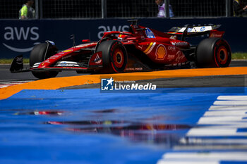 2024-06-07 - 16 LECLERC Charles (mco), Scuderia Ferrari SF-24, action during the Formula 1 AWS Grand Prix du Canada 2024, 9th round of the 2024 Formula One World Championship from June 07 to 09, 2024 on the Circuit Gilles Villeneuve, in Montréal, Canada - F1 - CANADIAN GRAND PRIX 2024 - FORMULA 1 - MOTORS