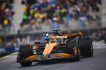 2024-06-07 - 81 PIASTRI Oscar (aus), McLaren F1 Team MCL38, action during the Formula 1 AWS Grand Prix du Canada 2024, 9th round of the 2024 Formula One World Championship from June 07 to 09, 2024 on the Circuit Gilles Villeneuve, in Montréal, Canada - F1 - CANADIAN GRAND PRIX 2024 - FORMULA 1 - MOTORS