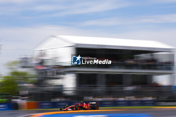 2024-06-07 - 55 SAINZ Carlos (spa), Scuderia Ferrari SF-24, action during the Formula 1 AWS Grand Prix du Canada 2024, 9th round of the 2024 Formula One World Championship from June 07 to 09, 2024 on the Circuit Gilles Villeneuve, in Montréal, Canada - F1 - CANADIAN GRAND PRIX 2024 - FORMULA 1 - MOTORS