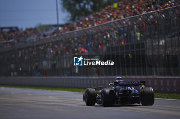 2024-06-07 - 02 SARGEANT Logan (usa), Williams Racing FW46, action during the Formula 1 AWS Grand Prix du Canada 2024, 9th round of the 2024 Formula One World Championship from June 07 to 09, 2024 on the Circuit Gilles Villeneuve, in Montréal, Canada - F1 - CANADIAN GRAND PRIX 2024 - FORMULA 1 - MOTORS