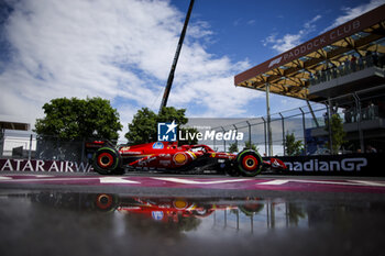 2024-06-07 - 16 LECLERC Charles (mco), Scuderia Ferrari SF-24, action during the Formula 1 AWS Grand Prix du Canada 2024, 9th round of the 2024 Formula One World Championship from June 07 to 09, 2024 on the Circuit Gilles Villeneuve, in Montréal, Canada - F1 - CANADIAN GRAND PRIX 2024 - FORMULA 1 - MOTORS