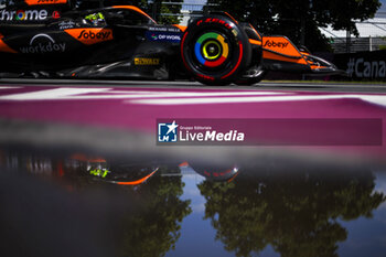 2024-06-07 - 04 NORRIS Lando (gbr), McLaren F1 Team MCL38, action during the Formula 1 AWS Grand Prix du Canada 2024, 9th round of the 2024 Formula One World Championship from June 07 to 09, 2024 on the Circuit Gilles Villeneuve, in Montréal, Canada - F1 - CANADIAN GRAND PRIX 2024 - FORMULA 1 - MOTORS