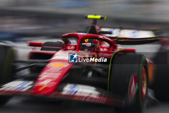 2024-06-07 - 55 SAINZ Carlos (spa), Scuderia Ferrari SF-24, action during the Formula 1 AWS Grand Prix du Canada 2024, 9th round of the 2024 Formula One World Championship from June 07 to 09, 2024 on the Circuit Gilles Villeneuve, in Montréal, Canada - F1 - CANADIAN GRAND PRIX 2024 - FORMULA 1 - MOTORS