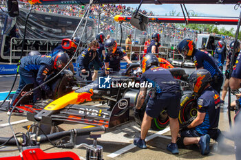 2024-06-07 - Max Verstappen (NED) - Oracle Red Bull Racing - Red Bull RB20 - Honda RBPT during Formula 1 Aws Grand Prix du Canada 2024, Montreal, Quebec, Canada, from Jun 6th to 9th - Rounfd 9 of 24 of 2024 F1 World Championship - FORMULA 1 AWS GRAND PRIX DU CANADA 2024 - FORMULA 1 - MOTORS