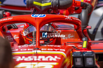 2024-06-07 - Carlos Sainz Jr. (ESP) - Scuderia Ferrari - Ferrari SF-24 - Ferrari during Formula 1 Aws Grand Prix du Canada 2024, Montreal, Quebec, Canada, from Jun 6th to 9th - Rounfd 9 of 24 of 2024 F1 World Championship - FORMULA 1 AWS GRAND PRIX DU CANADA 2024 - FORMULA 1 - MOTORS