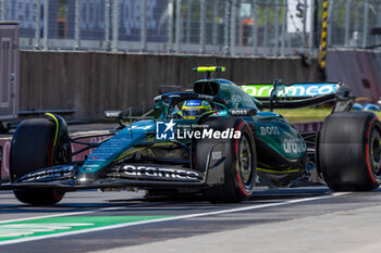 2024-06-07 - Fernando Alonso (ESP) - Aston Martin Aramco F1 Team - Aston Martin AMR24 - Mercedes during Formula 1 Aws Grand Prix du Canada 2024, Montreal, Quebec, Canada, from Jun 6th to 9th - Rounfd 9 of 24 of 2024 F1 World Championship - FORMULA 1 AWS GRAND PRIX DU CANADA 2024 - FORMULA 1 - MOTORS