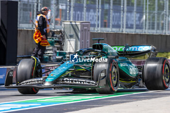 2024-06-07 - Lance Stroll (CAN) - Aston Martin Aramco F1 Team - Aston Martin AMR24 - Mercedes during Formula 1 Aws Grand Prix du Canada 2024, Montreal, Quebec, Canada, from Jun 6th to 9th - Rounfd 9 of 24 of 2024 F1 World Championship - FORMULA 1 AWS GRAND PRIX DU CANADA 2024 - FORMULA 1 - MOTORS