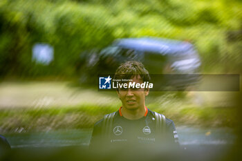 2024-06-07 - Alexander Albon (THA) - Williams Racing - Williams FW46 - Mercedes during Formula 1 Aws Grand Prix du Canada 2024, Montreal, Quebec, Canada, from Jun 6th to 9th - Rounfd 9 of 24 of 2024 F1 World Championship - FORMULA 1 AWS GRAND PRIX DU CANADA 2024 - FORMULA 1 - MOTORS