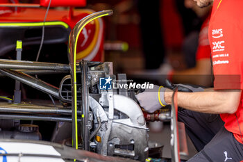 2024-06-07 - Scuderia Ferrari brakes tech detail
during Formula 1 Aws Grand Prix du Canada 2024, Montreal, Quebec, Canada, from Jun 6th to 9th - Rounfd 9 of 24 of 2024 F1 World Championship - FORMULA 1 AWS GRAND PRIX DU CANADA 2024 - FORMULA 1 - MOTORS