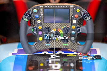 2024-06-07 - BWT Alpine F1 Team Steering Wheel
during Formula 1 Aws Grand Prix du Canada 2024, Montreal, Quebec, Canada, from Jun 6th to 9th - Rounfd 9 of 24 of 2024 F1 World Championship - FORMULA 1 AWS GRAND PRIX DU CANADA 2024 - FORMULA 1 - MOTORS