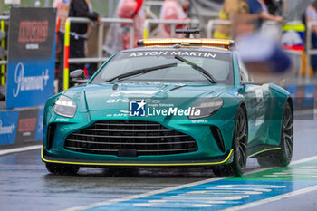 2024-06-07 - Safety Car - Aston Martin Vantage
during Formula 1 Aws Grand Prix du Canada 2024, Montreal, Quebec, Canada, from Jun 6th to 9th - Rounfd 9 of 24 of 2024 F1 World Championship - FORMULA 1 AWS GRAND PRIX DU CANADA 2024 - FORMULA 1 - MOTORS