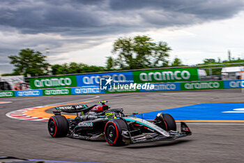 2024-06-07 - Lewis Hamilton (GBR) - Mercedes-AMG PETRONAS F1 Team - Mercedes W15 - Mercedes E Performance
during Formula 1 Aws Grand Prix du Canada 2024, Montreal, Quebec, Canada, from Jun 6th to 9th - Round 9 of 24 of 2024 F1 World Championship - FORMULA 1 AWS GRAND PRIX DU CANADA 2024 - FORMULA 1 - MOTORS