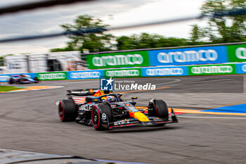 2024-06-07 - Max Verstappen (NED) - Oracle Red Bull Racing - Red Bull RB20 - Honda RBPT
during Formula 1 Aws Grand Prix du Canada 2024, Montreal, Quebec, Canada, from Jun 6th to 9th - Round 9 of 24 of 2024 F1 World Championship - FORMULA 1 AWS GRAND PRIX DU CANADA 2024 - FORMULA 1 - MOTORS