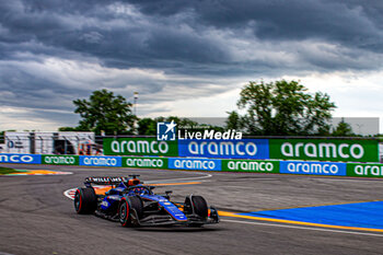 2024-06-07 - Alexander Albon (THA) - Williams Racing - Williams FW46 - Mercedes
during Formula 1 Aws Grand Prix du Canada 2024, Montreal, Quebec, Canada, from Jun 6th to 9th - Round 9 of 24 of 2024 F1 World Championship - FORMULA 1 AWS GRAND PRIX DU CANADA 2024 - FORMULA 1 - MOTORS