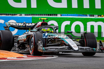 2024-06-07 - Lewis Hamilton (GBR) - Mercedes-AMG PETRONAS F1 Team - Mercedes W15 - Mercedes E Performance
during Formula 1 Aws Grand Prix du Canada 2024, Montreal, Quebec, Canada, from Jun 6th to 9th - Round 9 of 24 of 2024 F1 World Championship - FORMULA 1 AWS GRAND PRIX DU CANADA 2024 - FORMULA 1 - MOTORS