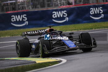 2024-06-08 - 23 ALBON Alexander (tha), Williams Racing FW45, action during the Formula 1 AWS Grand Prix du Canada 2024, 9th round of the 2024 Formula One World Championship from June 07 to 09, 2024 on the Circuit Gilles Villeneuve, in Montréal, Canada - F1 - CANADIAN GRAND PRIX 2024 - FORMULA 1 - MOTORS