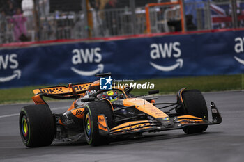 2024-06-08 - 81 PIASTRI Oscar (aus), McLaren F1 Team MCL38, action during the Formula 1 AWS Grand Prix du Canada 2024, 9th round of the 2024 Formula One World Championship from June 07 to 09, 2024 on the Circuit Gilles Villeneuve, in Montréal, Canada - F1 - CANADIAN GRAND PRIX 2024 - FORMULA 1 - MOTORS