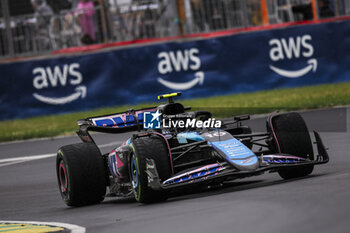 2024-06-08 - 10 GASLY Pierre (fra), Alpine F1 Team A524, action during the Formula 1 AWS Grand Prix du Canada 2024, 9th round of the 2024 Formula One World Championship from June 07 to 09, 2024 on the Circuit Gilles Villeneuve, in Montréal, Canada - F1 - CANADIAN GRAND PRIX 2024 - FORMULA 1 - MOTORS