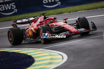 2024-06-08 - 16 LECLERC Charles (mco), Scuderia Ferrari SF-24, action during the Formula 1 AWS Grand Prix du Canada 2024, 9th round of the 2024 Formula One World Championship from June 07 to 09, 2024 on the Circuit Gilles Villeneuve, in Montréal, Canada - F1 - CANADIAN GRAND PRIX 2024 - FORMULA 1 - MOTORS