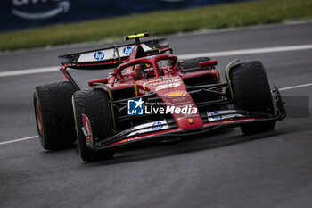 2024-06-08 - 55 SAINZ Carlos (spa), Scuderia Ferrari SF-24, action during the Formula 1 AWS Grand Prix du Canada 2024, 9th round of the 2024 Formula One World Championship from June 07 to 09, 2024 on the Circuit Gilles Villeneuve, in Montréal, Canada - F1 - CANADIAN GRAND PRIX 2024 - FORMULA 1 - MOTORS