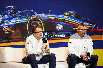 2024-06-08 - FIA 2026 Regulations press conference with TOMBAZIS Nikolas, FIA Single-Seater Director, during the Formula 1 AWS Grand Prix du Canada 2024, 9th round of the 2024 Formula One World Championship from June 07 to 09, 2024 on the Circuit Gilles Villeneuve, in Montréal, Canada - F1 - CANADIAN GRAND PRIX 2024 - FORMULA 1 - MOTORS