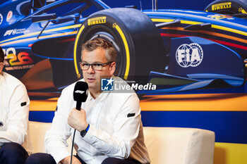 2024-06-08 - FIA 2026 Regulations press conference with MONCHAUX Jan (fra), FIA Single-Seater Technical Director, during the Formula 1 AWS Grand Prix du Canada 2024, 9th round of the 2024 Formula One World Championship from June 07 to 09, 2024 on the Circuit Gilles Villeneuve, in Montréal, Canada - F1 - CANADIAN GRAND PRIX 2024 - FORMULA 1 - MOTORS