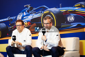 2024-06-08 - FIA 2026 Regulations press conference with TOMBAZIS Nikolas, FIA Single-Seater Director, and MONCHAUX Jan (fra), FIA Single-Seater Technical Director, during the Formula 1 AWS Grand Prix du Canada 2024, 9th round of the 2024 Formula One World Championship from June 07 to 09, 2024 on the Circuit Gilles Villeneuve, in Montréal, Canada - F1 - CANADIAN GRAND PRIX 2024 - FORMULA 1 - MOTORS