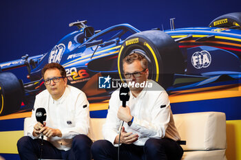 2024-06-08 - FIA 2026 Regulations press conference with TOMBAZIS Nikolas, FIA Single-Seater Director, and MONCHAUX Jan (fra), FIA Single-Seater Technical Director, during the Formula 1 AWS Grand Prix du Canada 2024, 9th round of the 2024 Formula One World Championship from June 07 to 09, 2024 on the Circuit Gilles Villeneuve, in Montréal, Canada - F1 - CANADIAN GRAND PRIX 2024 - FORMULA 1 - MOTORS