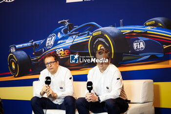 2024-06-08 - FIA 2026 Regulations press conference with TOMBAZIS Nikolas, FIA Single-Seater Director, and MONCHAUX Jan (fra), FIA Single-Seater Technical Director, during the Formula 1 AWS Grand Prix du Canada 2024, 9th round of the 2024 Formula One World Championship from June 07 to 09, 2024 on the Circuit Gilles Villeneuve, in Montréal, Canada - F1 - CANADIAN GRAND PRIX 2024 - FORMULA 1 - MOTORS