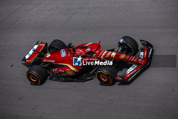 2024-06-08 - 16 LECLERC Charles (mco), Scuderia Ferrari SF-24, action during the Formula 1 AWS Grand Prix du Canada 2024, 9th round of the 2024 Formula One World Championship from June 07 to 09, 2024 on the Circuit Gilles Villeneuve, in Montréal, Canada - F1 - CANADIAN GRAND PRIX 2024 - FORMULA 1 - MOTORS