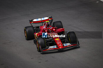 2024-06-08 - 55 SAINZ Carlos (spa), Scuderia Ferrari SF-24, action during the Formula 1 AWS Grand Prix du Canada 2024, 9th round of the 2024 Formula One World Championship from June 07 to 09, 2024 on the Circuit Gilles Villeneuve, in Montréal, Canada - F1 - CANADIAN GRAND PRIX 2024 - FORMULA 1 - MOTORS