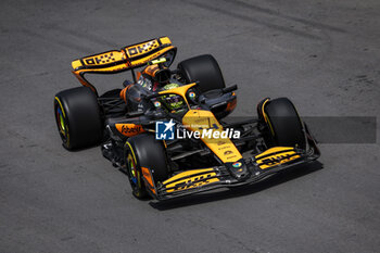 2024-06-08 - 04 NORRIS Lando (gbr), McLaren F1 Team MCL38, action during the Formula 1 AWS Grand Prix du Canada 2024, 9th round of the 2024 Formula One World Championship from June 07 to 09, 2024 on the Circuit Gilles Villeneuve, in Montréal, Canada - F1 - CANADIAN GRAND PRIX 2024 - FORMULA 1 - MOTORS