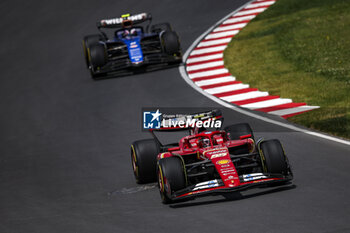 2024-06-08 - 55 SAINZ Carlos (spa), Scuderia Ferrari SF-24, action during the Formula 1 AWS Grand Prix du Canada 2024, 9th round of the 2024 Formula One World Championship from June 07 to 09, 2024 on the Circuit Gilles Villeneuve, in Montréal, Canada - F1 - CANADIAN GRAND PRIX 2024 - FORMULA 1 - MOTORS