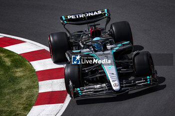 2024-06-08 - 63 RUSSELL George (gbr), Mercedes AMG F1 Team W15, action during the Formula 1 AWS Grand Prix du Canada 2024, 9th round of the 2024 Formula One World Championship from June 07 to 09, 2024 on the Circuit Gilles Villeneuve, in Montréal, Canada - F1 - CANADIAN GRAND PRIX 2024 - FORMULA 1 - MOTORS