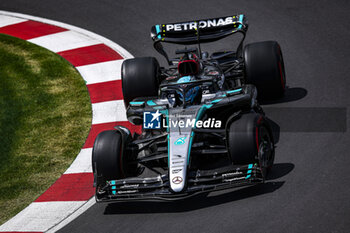 2024-06-08 - 63 RUSSELL George (gbr), Mercedes AMG F1 Team W15, action during the Formula 1 AWS Grand Prix du Canada 2024, 9th round of the 2024 Formula One World Championship from June 07 to 09, 2024 on the Circuit Gilles Villeneuve, in Montréal, Canada - F1 - CANADIAN GRAND PRIX 2024 - FORMULA 1 - MOTORS