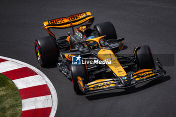 2024-06-08 - 81 PIASTRI Oscar (aus), McLaren F1 Team MCL38, action during the Formula 1 AWS Grand Prix du Canada 2024, 9th round of the 2024 Formula One World Championship from June 07 to 09, 2024 on the Circuit Gilles Villeneuve, in Montréal, Canada - F1 - CANADIAN GRAND PRIX 2024 - FORMULA 1 - MOTORS