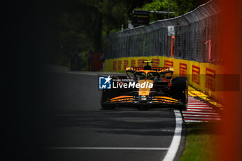 2024-06-08 - 04 NORRIS Lando (gbr), McLaren F1 Team MCL38, action during the Formula 1 AWS Grand Prix du Canada 2024, 9th round of the 2024 Formula One World Championship from June 07 to 09, 2024 on the Circuit Gilles Villeneuve, in Montréal, Canada - F1 - CANADIAN GRAND PRIX 2024 - FORMULA 1 - MOTORS