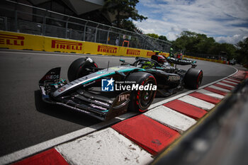 2024-06-08 - 44 HAMILTON Lewis (gbr), Mercedes AMG F1 Team W15, action during the Formula 1 AWS Grand Prix du Canada 2024, 9th round of the 2024 Formula One World Championship from June 07 to 09, 2024 on the Circuit Gilles Villeneuve, in Montréal, Canada - F1 - CANADIAN GRAND PRIX 2024 - FORMULA 1 - MOTORS