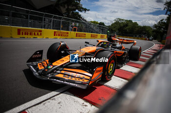 2024-06-08 - 81 PIASTRI Oscar (aus), McLaren F1 Team MCL38, action during the Formula 1 AWS Grand Prix du Canada 2024, 9th round of the 2024 Formula One World Championship from June 07 to 09, 2024 on the Circuit Gilles Villeneuve, in Montréal, Canada - F1 - CANADIAN GRAND PRIX 2024 - FORMULA 1 - MOTORS