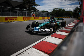 2024-06-08 - 18 STROLL Lance (can), Aston Martin F1 Team AMR24, action during the Formula 1 AWS Grand Prix du Canada 2024, 9th round of the 2024 Formula One World Championship from June 07 to 09, 2024 on the Circuit Gilles Villeneuve, in Montréal, Canada - F1 - CANADIAN GRAND PRIX 2024 - FORMULA 1 - MOTORS