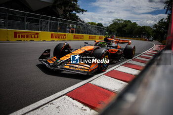 2024-06-08 - 04 NORRIS Lando (gbr), McLaren F1 Team MCL38, action during the Formula 1 AWS Grand Prix du Canada 2024, 9th round of the 2024 Formula One World Championship from June 07 to 09, 2024 on the Circuit Gilles Villeneuve, in Montréal, Canada - F1 - CANADIAN GRAND PRIX 2024 - FORMULA 1 - MOTORS