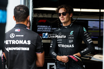 2024-06-08 - RUSSELL George (gbr), Mercedes AMG F1 Team W15, portrait, during the Formula 1 AWS Grand Prix du Canada 2024, 9th round of the 2024 Formula One World Championship from June 07 to 09, 2024 on the Circuit Gilles Villeneuve, in Montréal, Canada - F1 - CANADIAN GRAND PRIX 2024 - FORMULA 1 - MOTORS