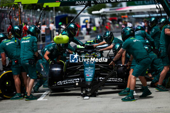 2024-06-08 - 14 ALONSO Fernando (spa), Aston Martin F1 Team AMR24, action during the Formula 1 AWS Grand Prix du Canada 2024, 9th round of the 2024 Formula One World Championship from June 07 to 09, 2024 on the Circuit Gilles Villeneuve, in Montréal, Canada - F1 - CANADIAN GRAND PRIX 2024 - FORMULA 1 - MOTORS