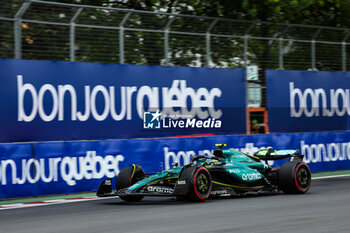 2024-06-08 - 14 ALONSO Fernando (spa), Aston Martin F1 Team AMR24, action during the Formula 1 AWS Grand Prix du Canada 2024, 9th round of the 2024 Formula One World Championship from June 07 to 09, 2024 on the Circuit Gilles Villeneuve, in Montréal, Canada - F1 - CANADIAN GRAND PRIX 2024 - FORMULA 1 - MOTORS